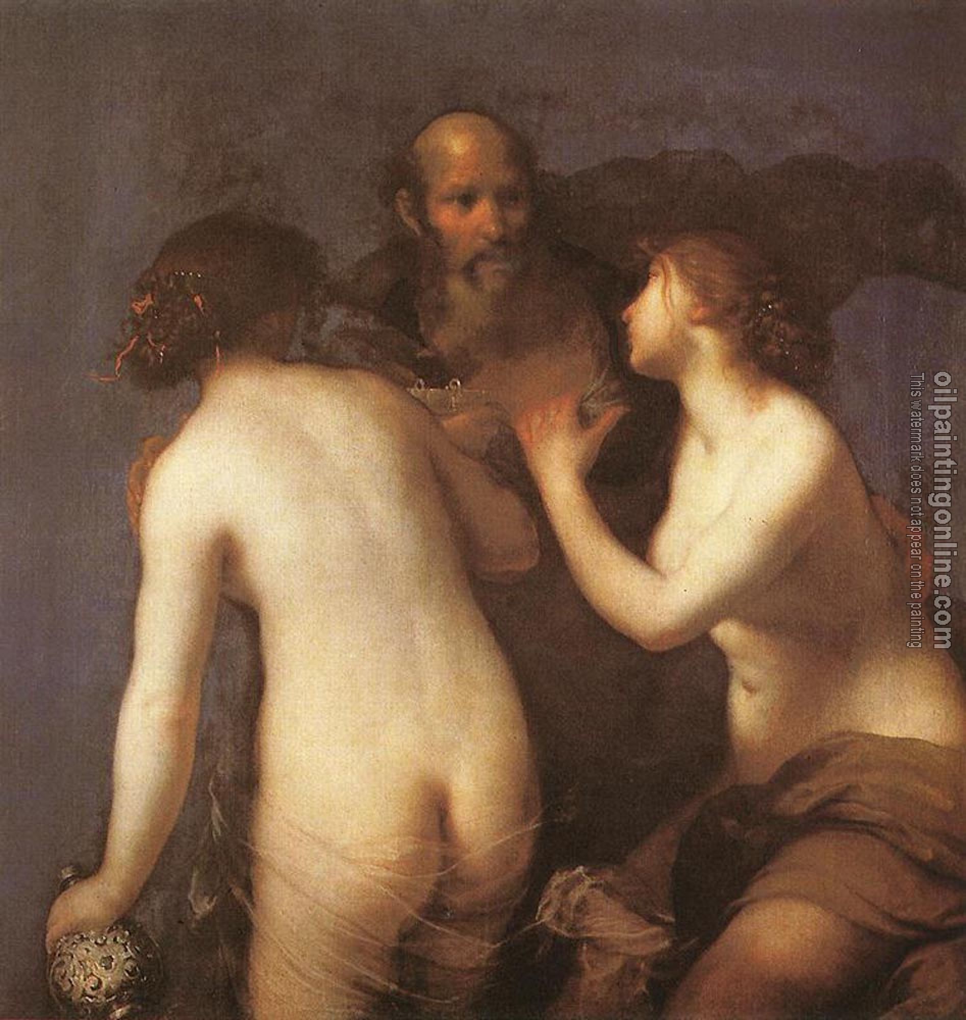 Francesco Furini - Lot And His Daughters